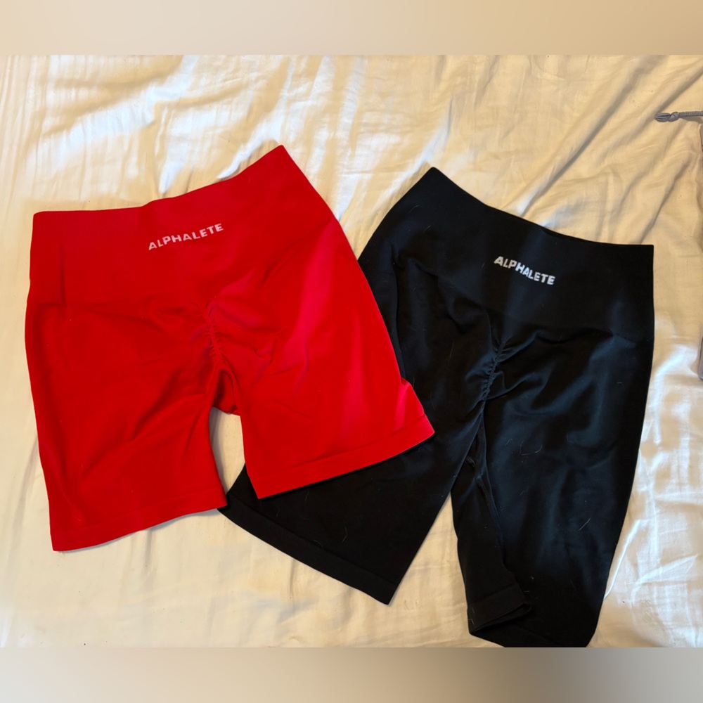 Alphalete biker shorts